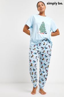 Simply Be Pretty Secrets Value Cuffed Pyjamas Set (AT1327) | 116 د.إ