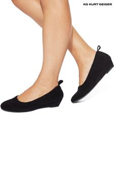 שחור - Kg Kurt Geiger Mackie Ballerina Shoes (AT2583) | ‏397 ‏₪