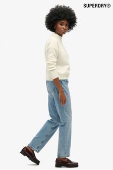 Superdry 100% Cotton Mid Rise Straight Leg Jeans (AT2772) | BGN203