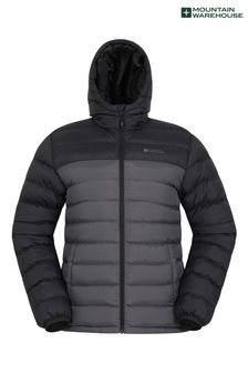 Mountain Warehouse Grey Mens Seasons II Water Resistant Padded Jacket (AT3565) | $110