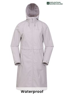 Buy Mountain Warehouse Cream Hilltop Womens Extra Long Waterproof Jacket from Next Luxembourg
