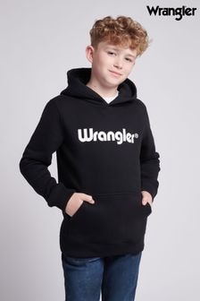 Wrangler Black Boys Tubular Hoodie (AT4171) | $60 - $72