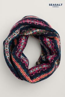 Seasalt Cornwall Black Falling Light Snood Scarf (AT4393) | kr840