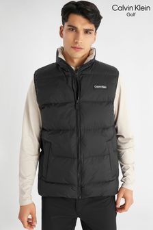 Calvin klein golf lassen padded gilet in black new arrivals
