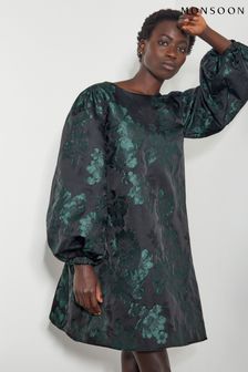 Women s Dresses Monsoon Green Long Sleeve Brandedfashion Next Oman