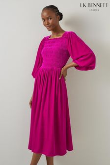Lk bennett velvet dress shop
