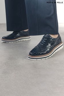 Moda In Pelle Brogue Plain Low Shoes Next Luxembourg