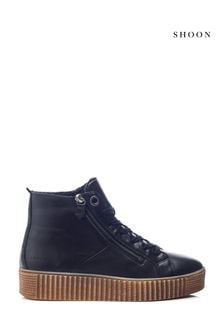 Moda in Pelle Oldfield Lace-Up Leather Boots With Slap Sole (AT7403) | $221