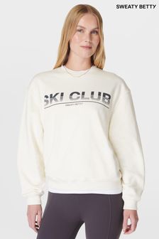 Sweaty Betty White Ski Club Sweatshirt (AT8177) | $127