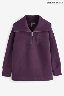 Sweaty Betty Purple Radiant Half Zip Sweatshirt (AT8243) | €146