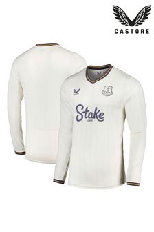 Castore White Long Sleeve Everton Third Replica Shirt 2024-25 (AT8714) | $137