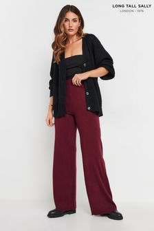 Long Tall Sally Red Wide Leg Cashmillon Trousers (AU0680) | $62