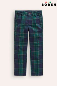 Boden Pleated Check Tartan Trousers Next Qatar