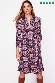 Boden Pink Naomi Relaxed Jersey Dress (AU1307) | $129