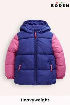 Boden Blue Fun Padded Coat (AU1406) | $101 - $111