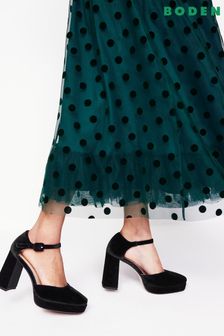 Boden Black Closed Toe Platform Shoes (AU1409) | $207