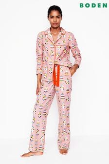 Boden Brushed Cotton Pyjamas 100% Cotton Trousers (AU1435) | €62