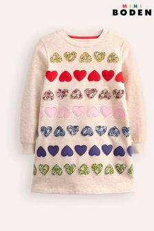 Boden Ida Sweatshirt Appliqué Dress (AU1454) | ‏176 ‏₪ - ‏196 ‏₪