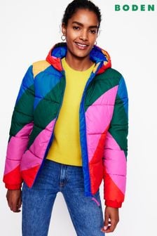 Boden Pink Hooded Puffer Coat (AU1522) | $266