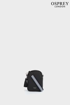 Osprey London The Stella Leather Black Phone Bag (AU2023) | $197