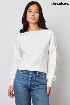 Next white jumpers sales
