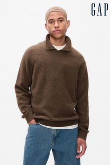 Brun - Gap Cashsoft Polo Neck Jumper (AU2904) | € 53