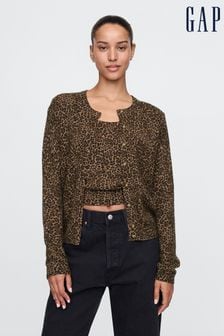 Gap Cashsoft Leopard Print Cardigan (AU3237) | kr840