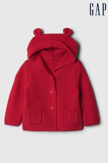 Gap red cardigan online