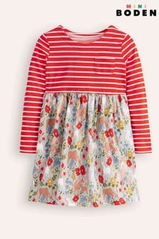 Boden 100% Cotton Hotchpotch Jersey Dress (AU4819) | kr530 - kr610