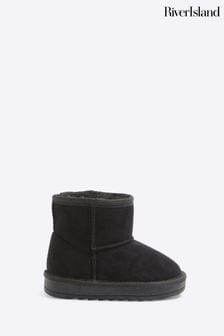 River Island Black Casual Boots Next Luxembourg
