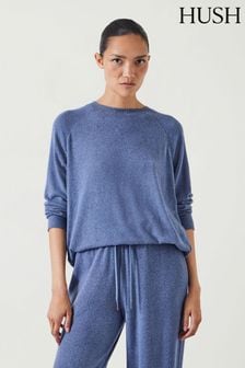 Hush Blue Elle Supersoft Raglan Top (AU7153) | $86