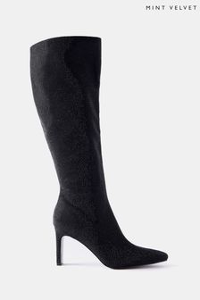 Mint velvet knee high boots top