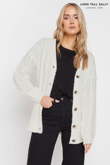Tall Cardigans Cream Cable Long Sleeve Knitwear Next Luxembourg