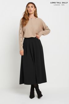 Long Tall Sally Pleated Front Crepe Midi Skirt (AU9029) | 47 €