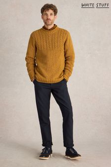 Mens Yellow Long Sleeve Knitwear Next Luxembourg