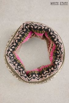 White Stuff Natural Fairisle Pattern Knitted Snood (AV0932) | ₪ 224