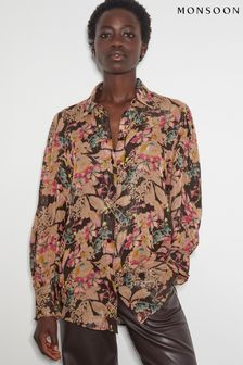 Monsoon Felicity Metallic Floral Shirt (AV1033) | €76