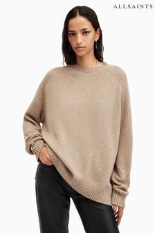 AllSaints Brown Ines Crew Neck Jumper (AV1287) | $410