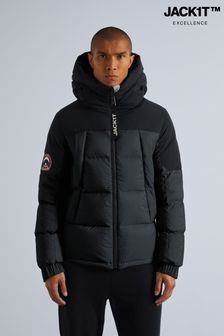 JACK1T Luna Down Hooded Puffer Black Jacket (AV1476) | $540