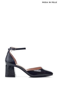 Svart - Moda In Pelle Dalziah Square Toe Block Heel Mutli Strap Shoes (AV1537) | kr2 080