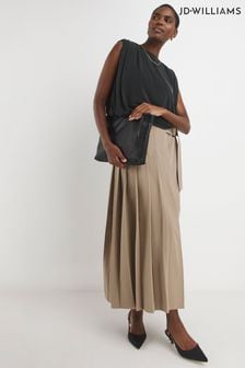 JD Williams Natural Box Pleat Kilt Skirt (AV2302) | €69