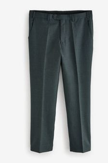 Remus Uomo Green Tapered Fit Wool Rich Trousers (AV2443) | $171