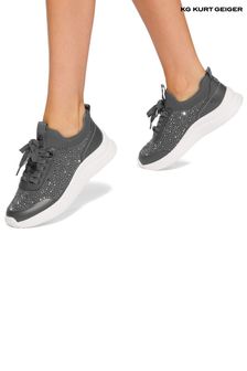 KG Kurt Geiger Grey Chunky Casual Trainers Next Luxembourg
