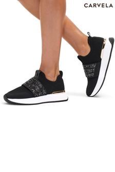 Svart - Carvela Flare Sparkle Trainers (AV2683) | kr2 930