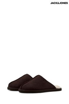 JACK & JONES Brown Microfibre Slippers (AV3683) | €26