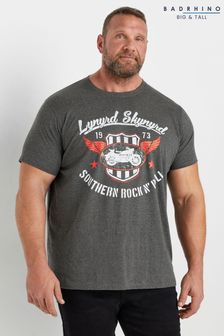 Badrhino Big & Tall Rock And Roll T-shirt (AV5410) | ‏121 ‏₪