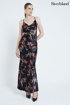 Women s Black Occasionwear Cowl Dresses Next Luxembourg