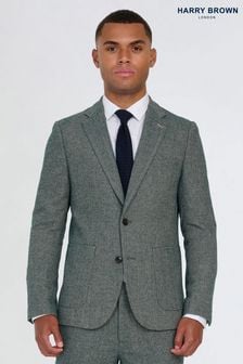 Harry Brown Green Henry Tweed Blazer (AV7194) | $272