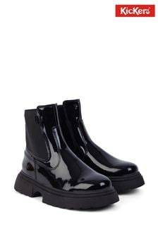 Kickers Black Chunky Casual Boots Next Luxembourg