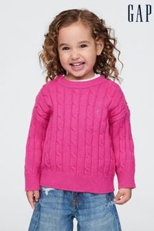 Gap Cashsoft Brannan Bear Cable-knit Jumper (6mths-5yrs) (AV8445) | €29